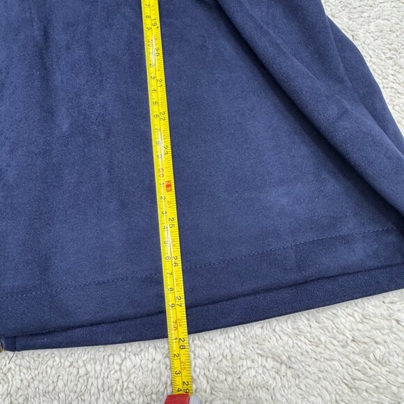 Marc New York Women's Navy Blue Faux Suede Full Zip Jacket Pockets, Size L - Picture 7 of 8